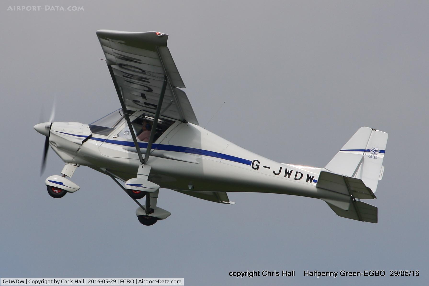 G-JWDW, 2016 Comco Ikarus C42 FB80 C/N 1604-7449, at Halfpenny Green