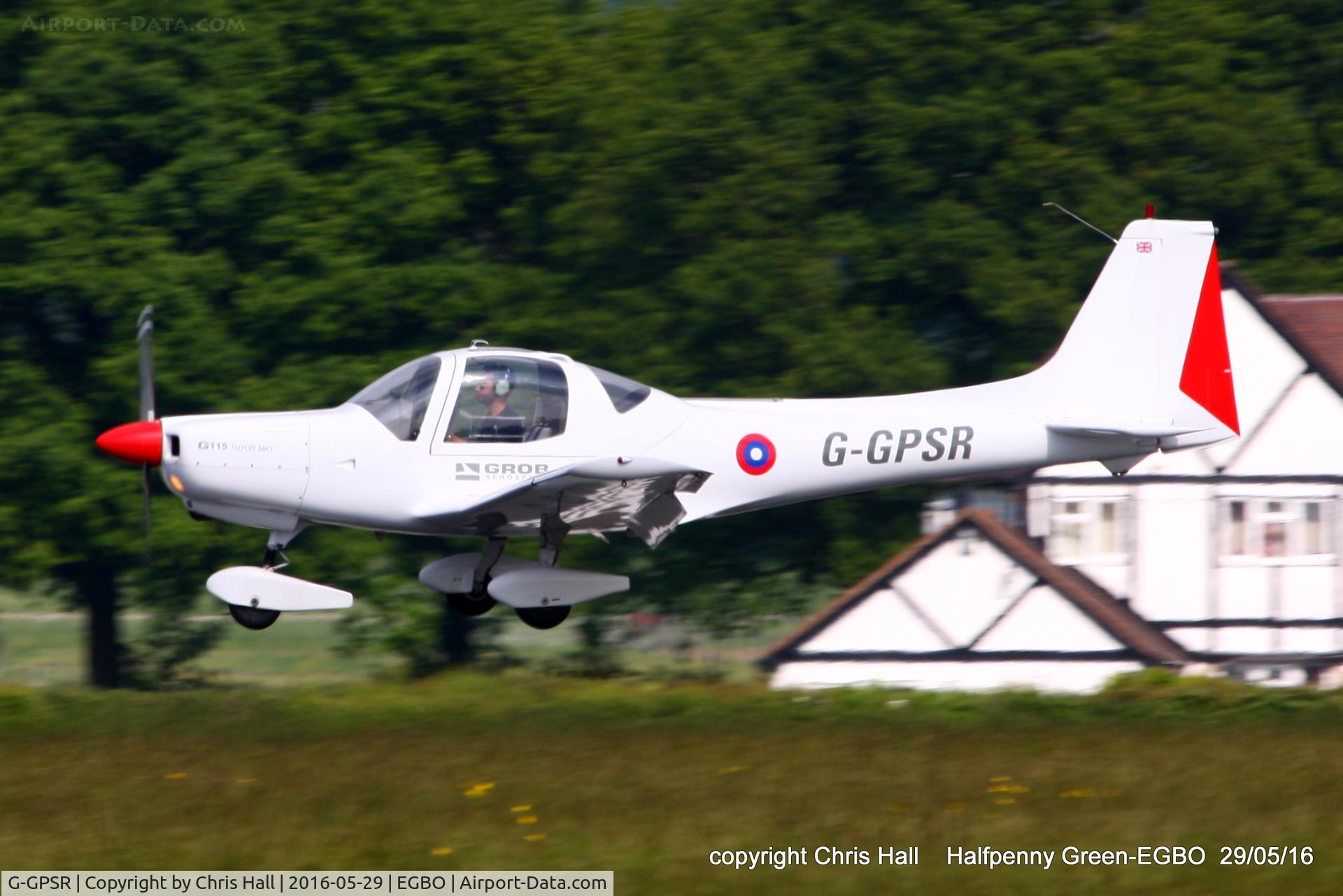 G-GPSR, 1988 Grob G-115 C/N 8024, at Halfpenny Green