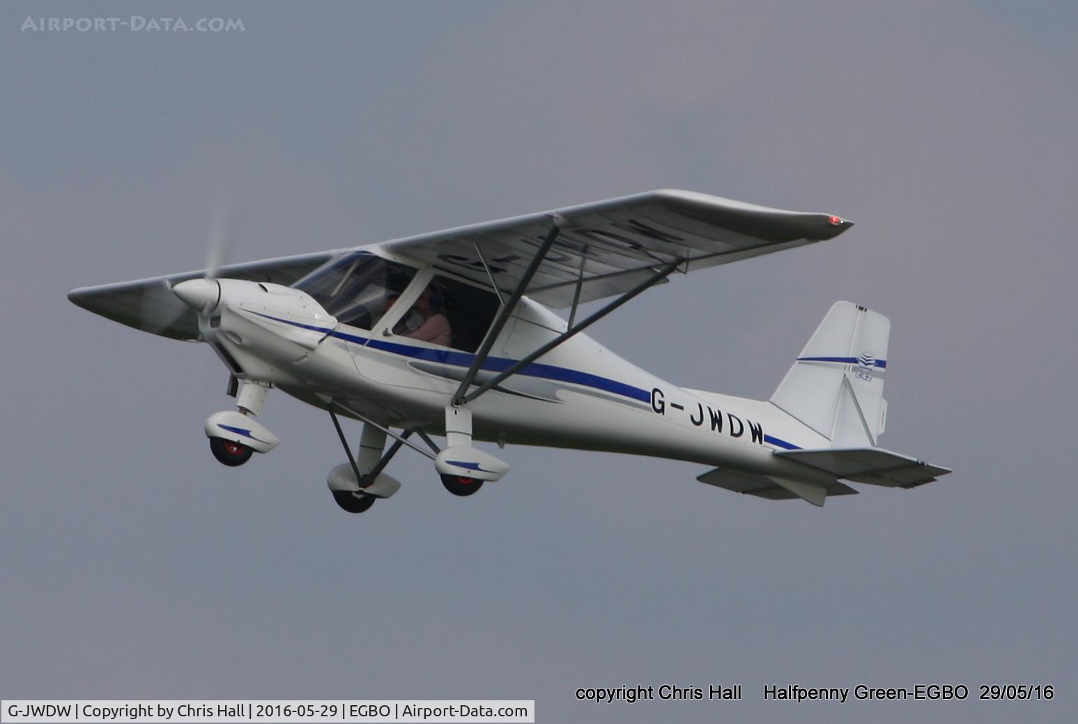 G-JWDW, 2016 Comco Ikarus C42 FB80 C/N 1604-7449, at Halfpenny Green