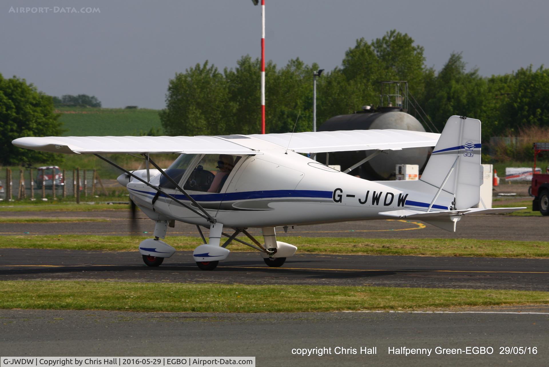 G-JWDW, 2016 Comco Ikarus C42 FB80 C/N 1604-7449, at Halfpenny Green