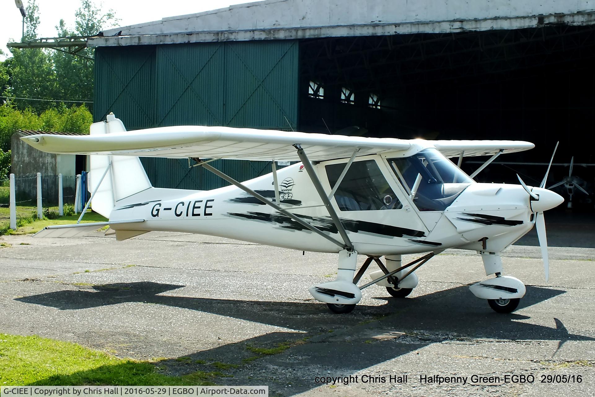 G-CIEE, 2013 Comco Ikarus C42 FB100 Bravo C/N 1311-7289, at Halfpenny Green