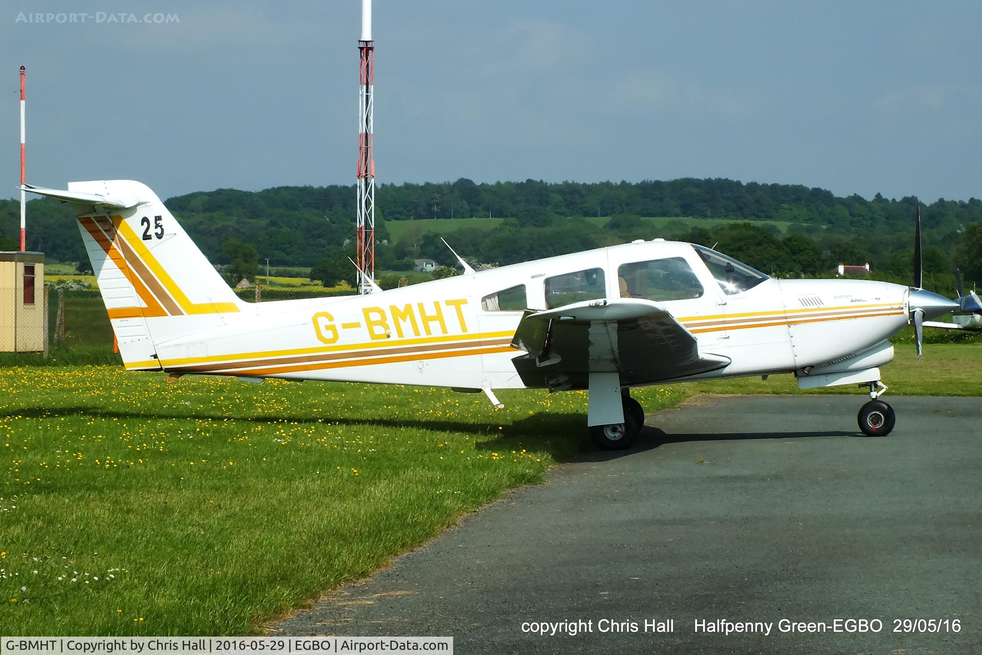 G-BMHT, 1981 Piper PA-28RT-201T Turbo Arrow IV C/N 28R-8231010, at Halfpenny Green