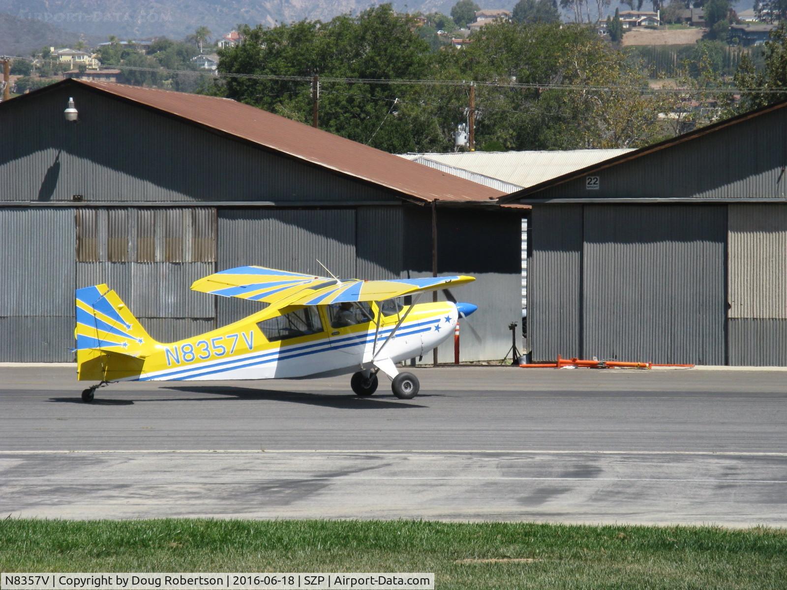 N8357V, 1966 Champion 7GCAA Citabria C/N 136, 1966 Champion 7GCAA CITABRIA, Lycoming O-320 150 Hp, taxi back