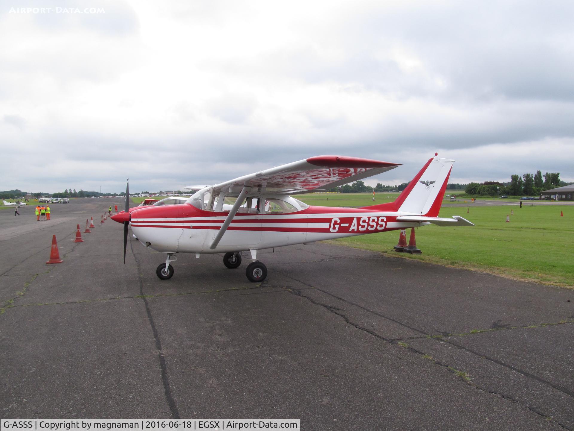 G-ASSS, 1964 Cessna 172E C/N 172-51467, old Cessna at north weald