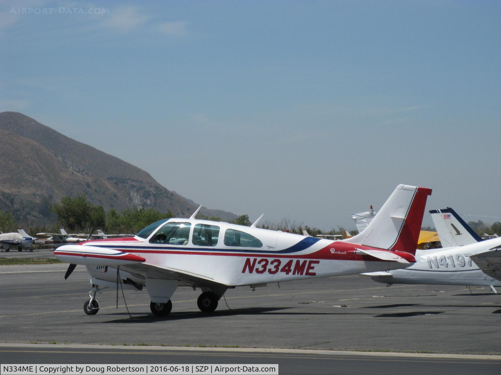 N334ME, 1963 Beech 35-B33 Debonair C/N CD-625, 1963 Beech 35 B33 DEBONAIR, Continental IO-470-K 225 Hp, with optional long third window and tip tanks