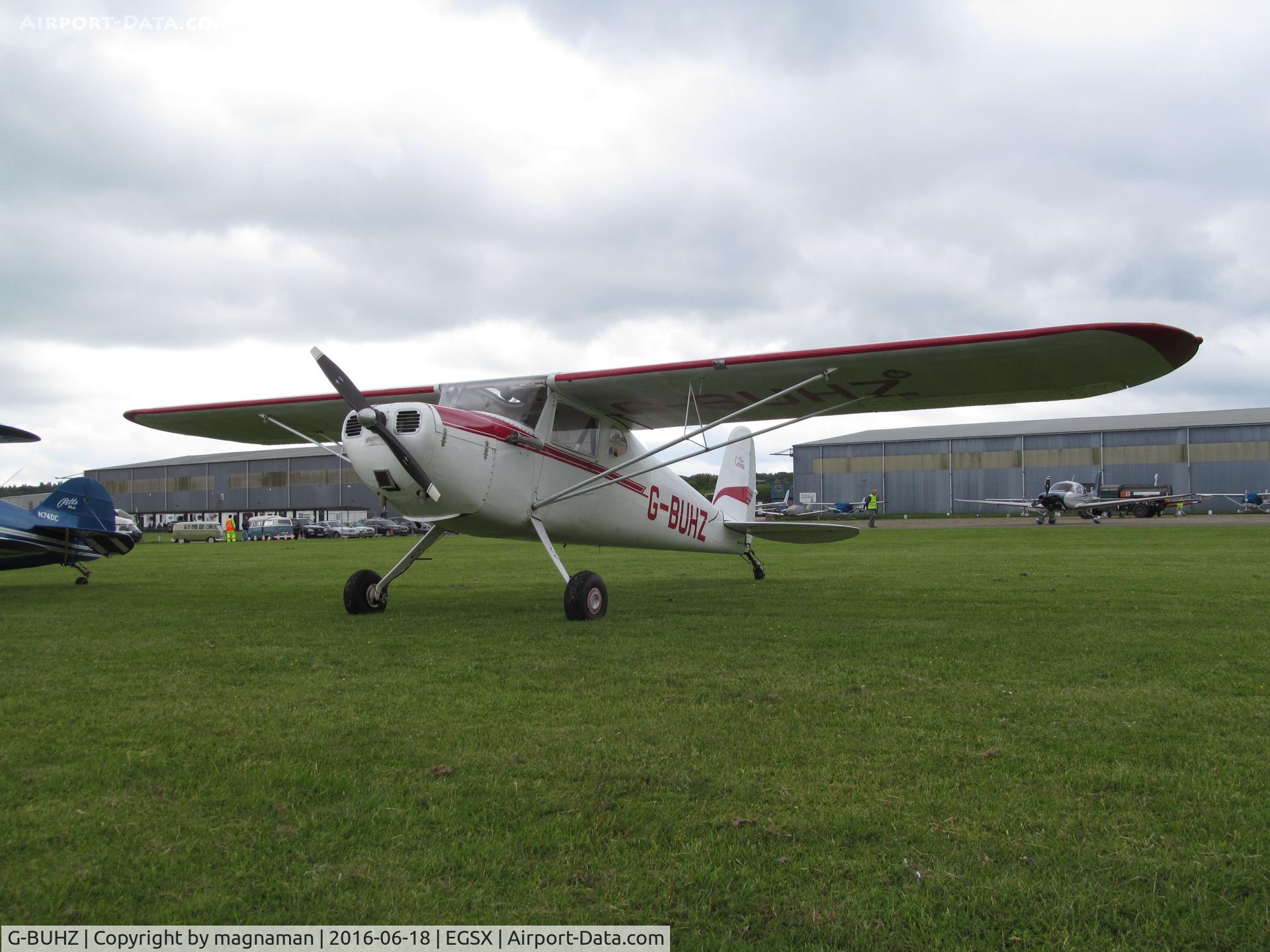 G-BUHZ, 1948 Cessna 120 C/N 14950, bit like a luscombe
