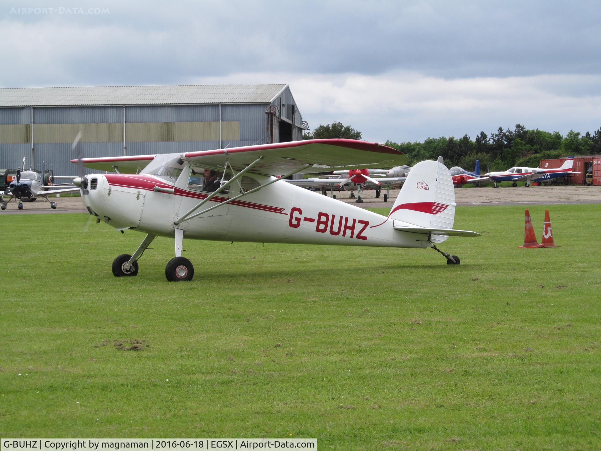 G-BUHZ, 1948 Cessna 120 C/N 14950, at NW fly in