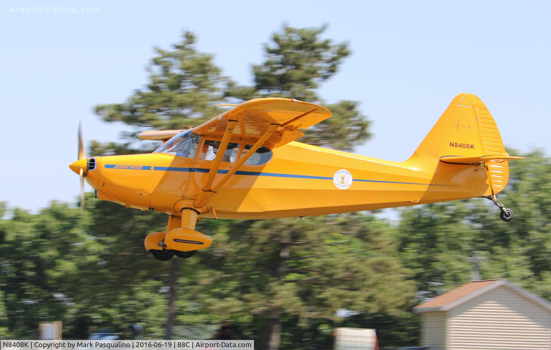N8408K, 1946 Stinson 108-1 Voyager C/N 108-1408, Stinson 108-1