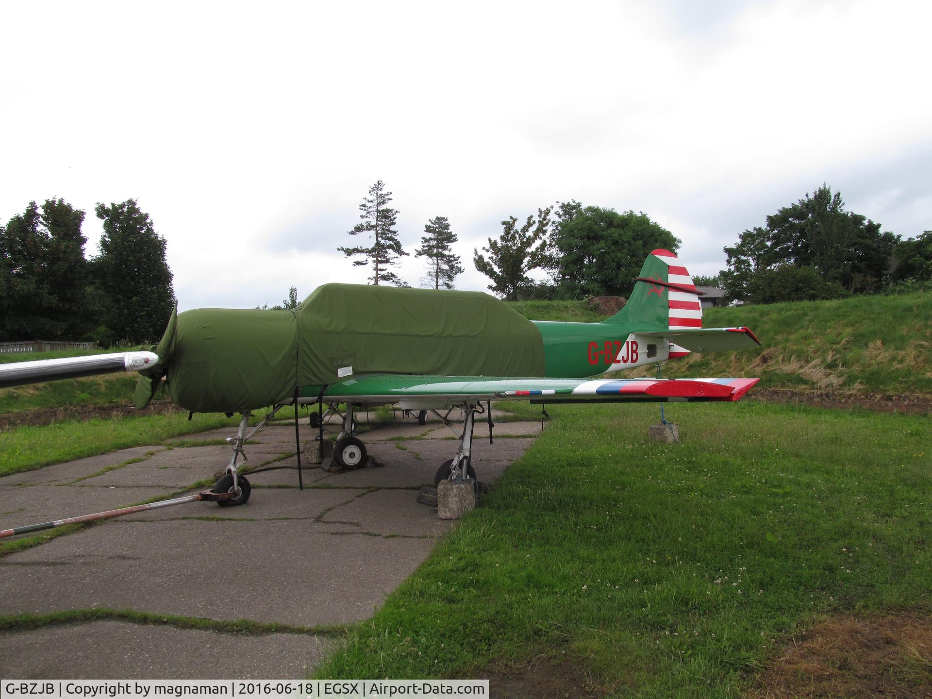 G-BZJB, 1981 Bacau Yak-52 C/N 811601, ex Lithuanian example