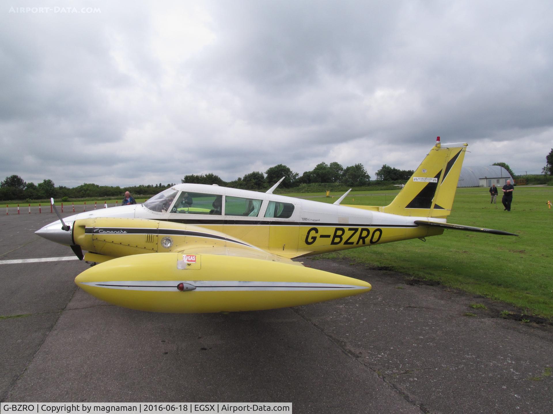 G-BZRO, 1969 Piper PA-30 Twin Comanche Twin Comanche C/N 30-1923, at fly in with lots of other pa 30s