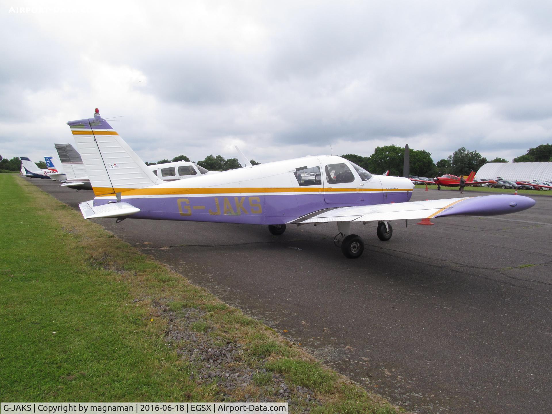 G-JAKS, 1962 Piper PA-28-160 Cherokee Cherokee C/N 28-339, visiting for fly in