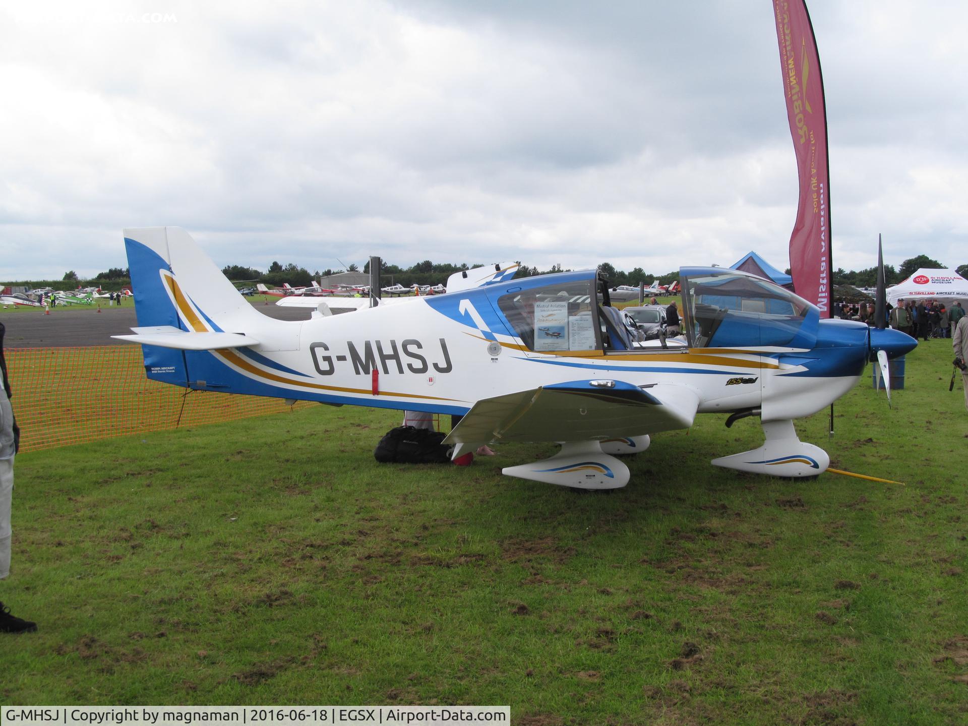 G-MHSJ, 2015 Robin DR-400-140B Major C/N 2682, at fly in