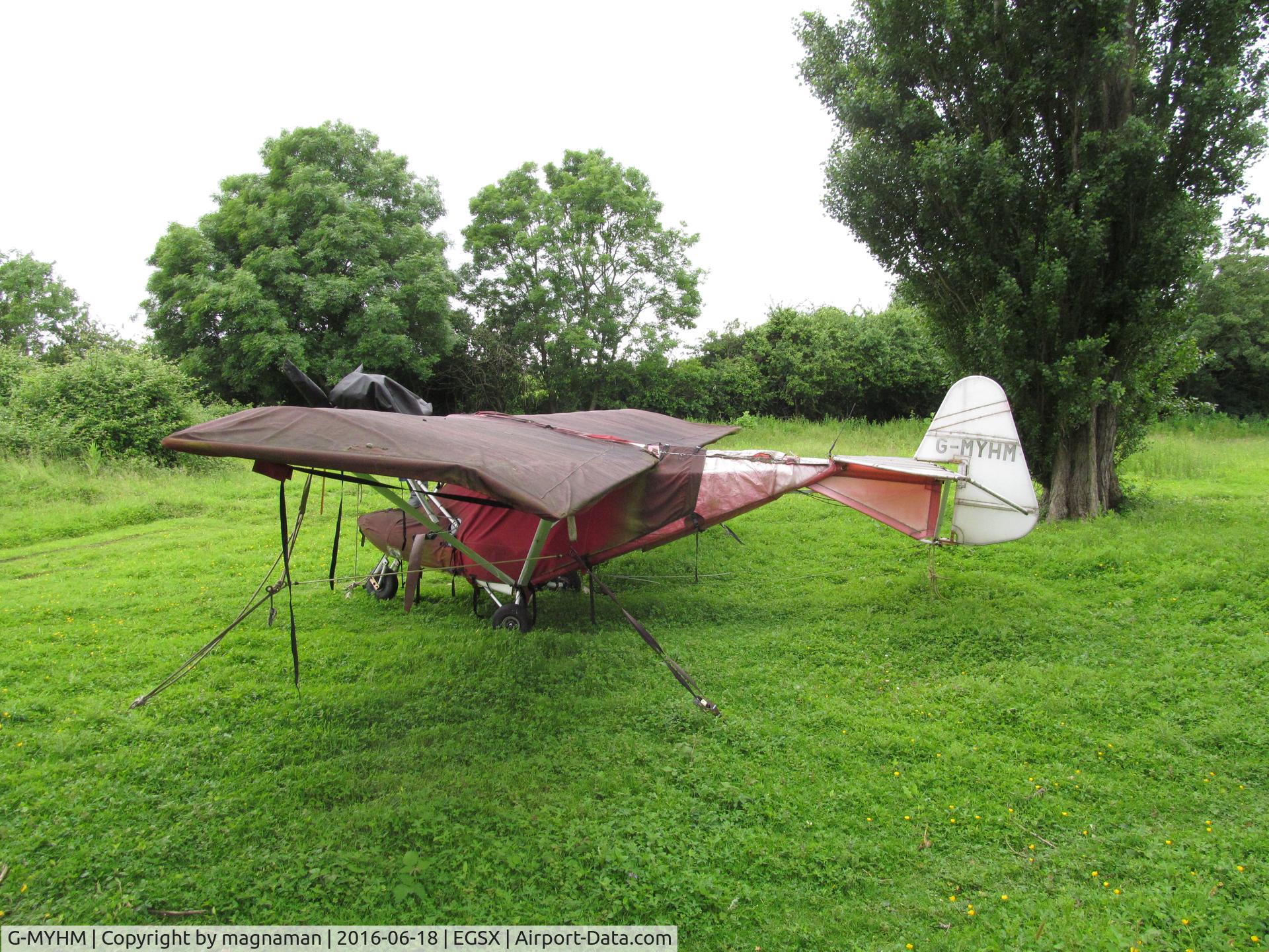 G-MYHM, 1993 Cyclone Airsports AX3/503 C/N C 2103068, do not fly in this!