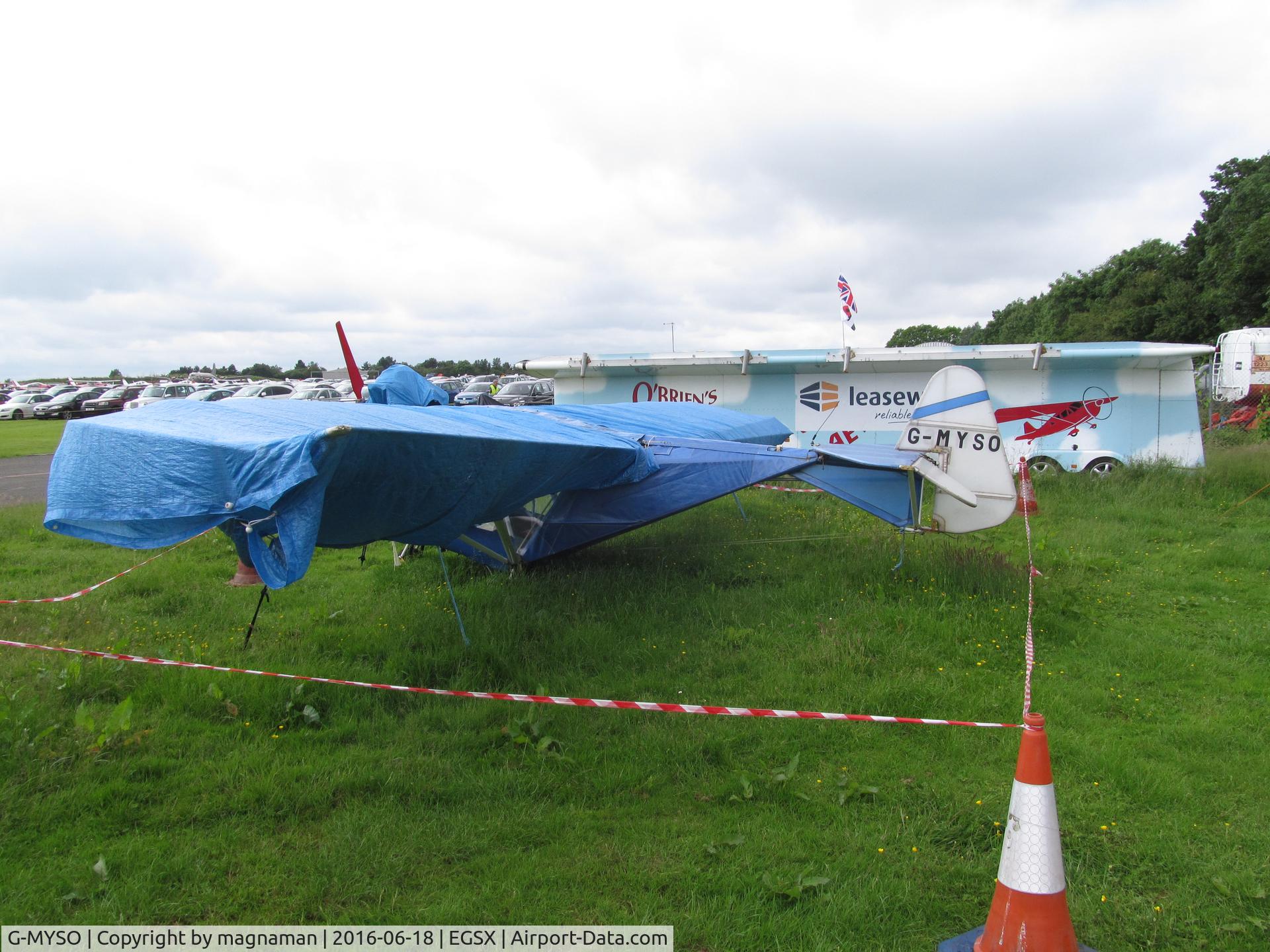 G-MYSO, 1994 Cyclone Airsports AX3/503 C/N C 4043215, oldie