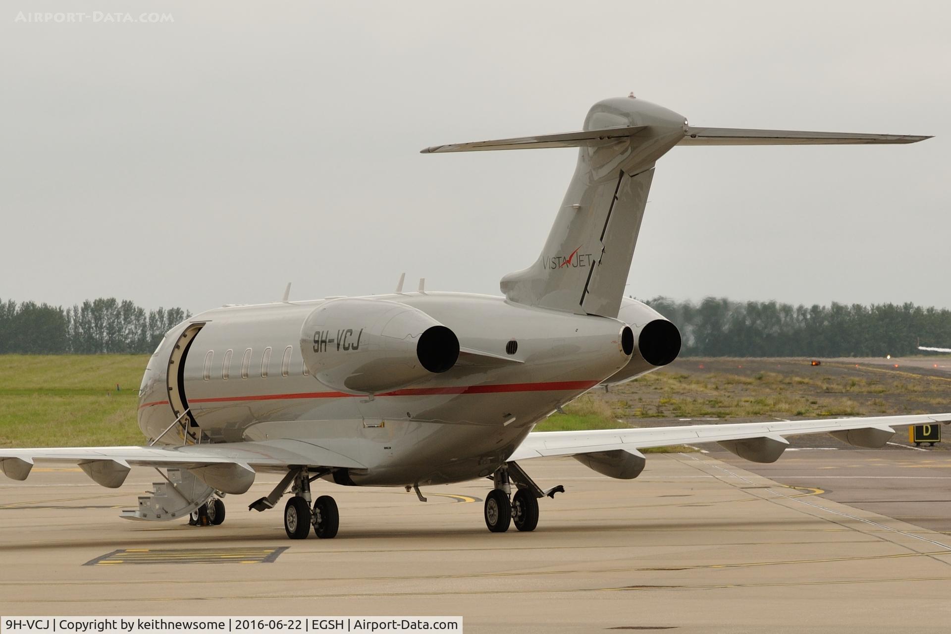 9H-VCJ, 2011 Bombardier Challenger 350 (BD-100-1A10) C/N 20560, Nice Visitor.
