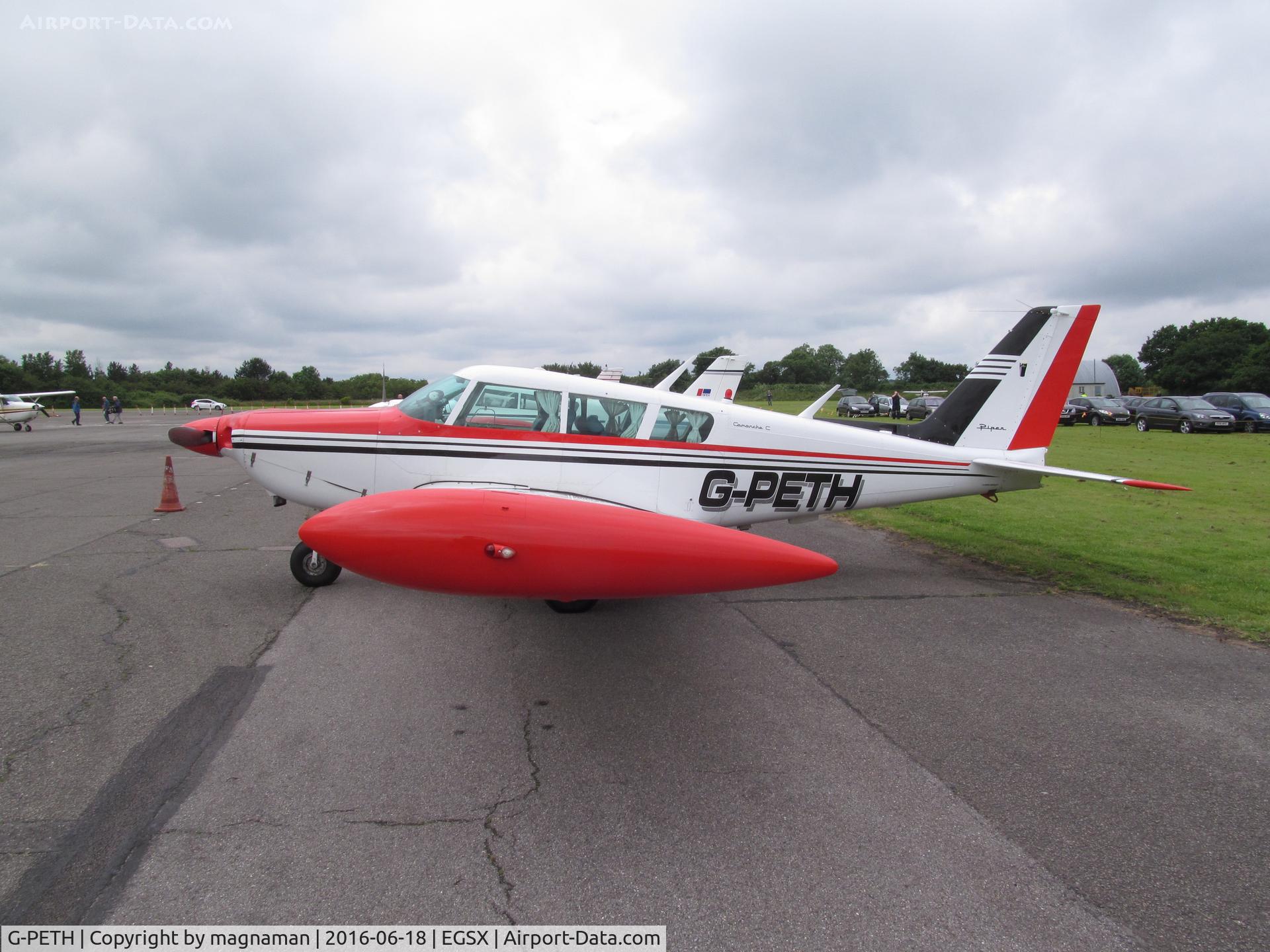 G-PETH, 1971 Piper PA-24-260 Comanche C C/N 24-4979, at fly in