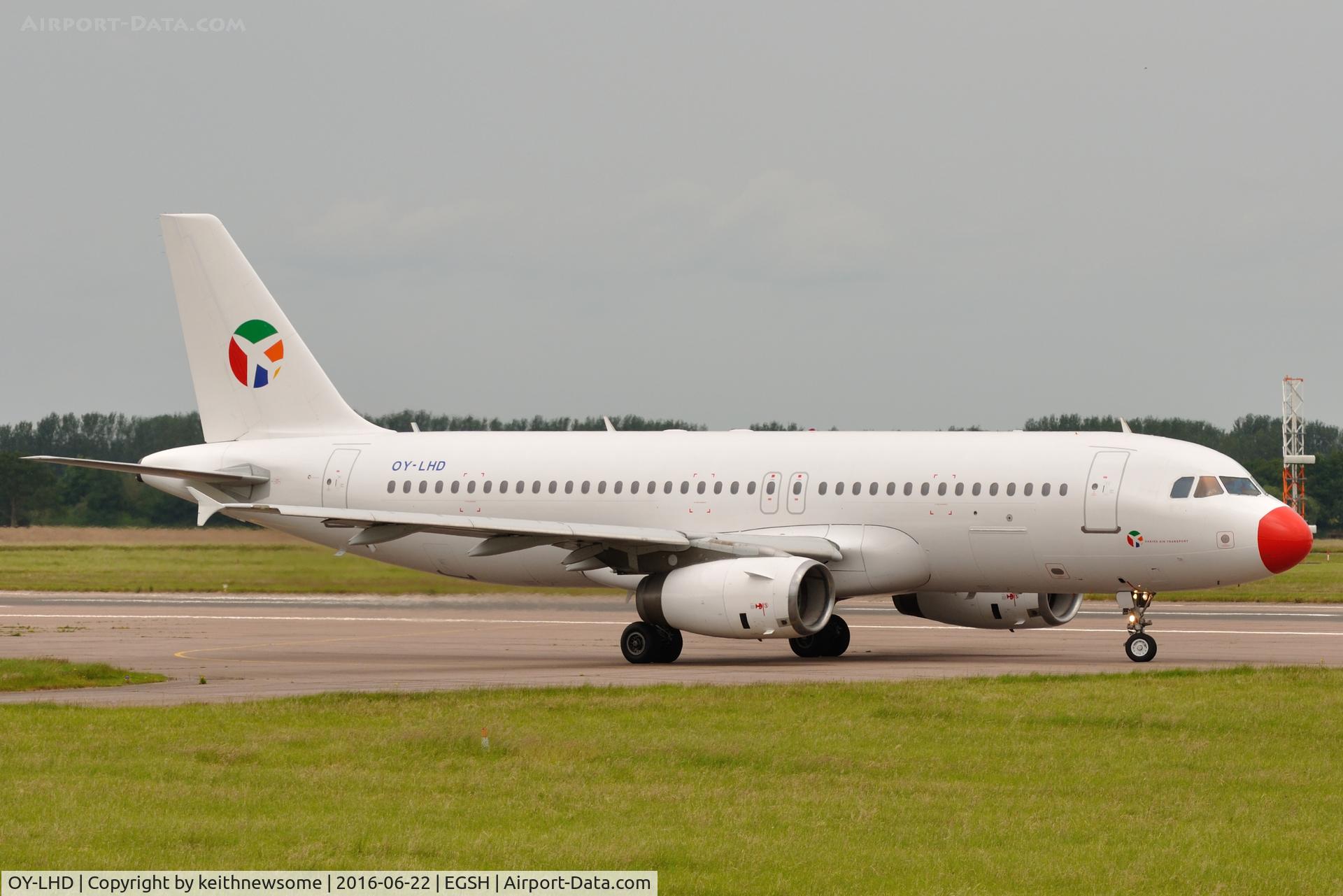 OY-LHD, 1990 Airbus A320-231 C/N 0113, Overnight Visitor.