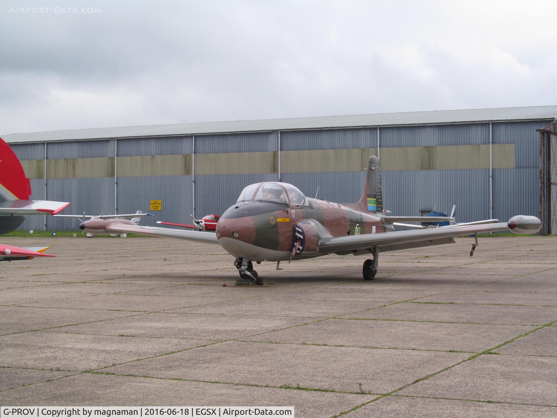 G-PROV, 1967 BAC 84 Jet Provost T.52 (Mod) C/N PAC/W/23905, at fly in