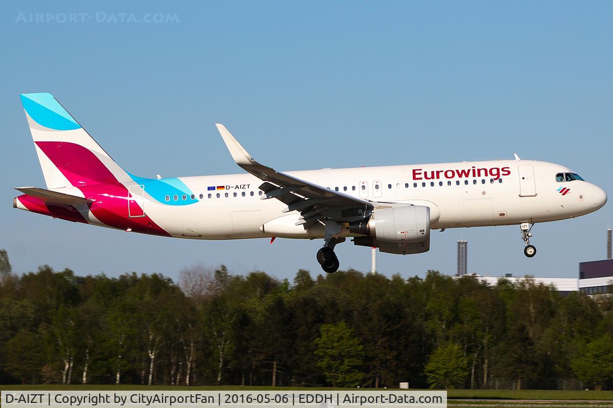 D-AIZT, 2013 Airbus A320-214 C/N 5601, Eurowings (EWG/EW)