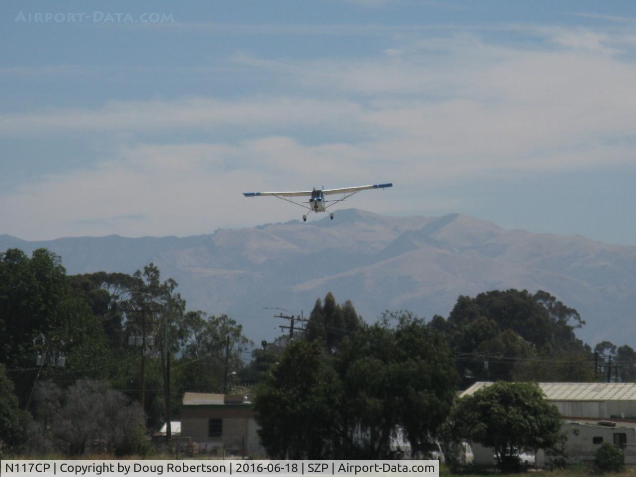 N117CP, American Champion 7GCBC Citabria C/N 1275-99, 1999 American Champion 7GCBC CITABRIA, Lycoming O-320 150 Hp, on final Rwy 22