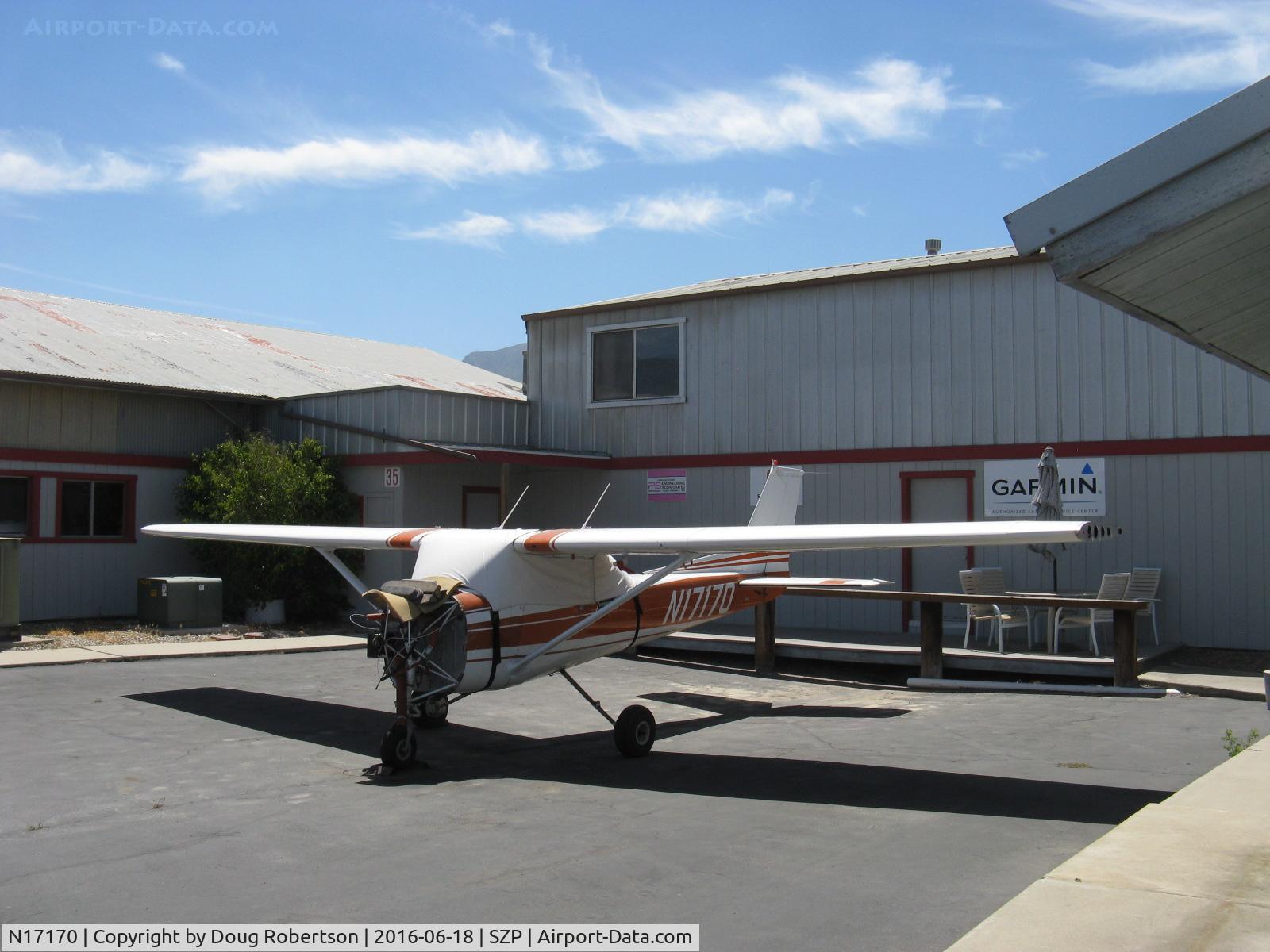 N17170, 1972 Cessna 150L C/N 15073644, 1972 Cessna 150L, Continental O-200 100 Hp