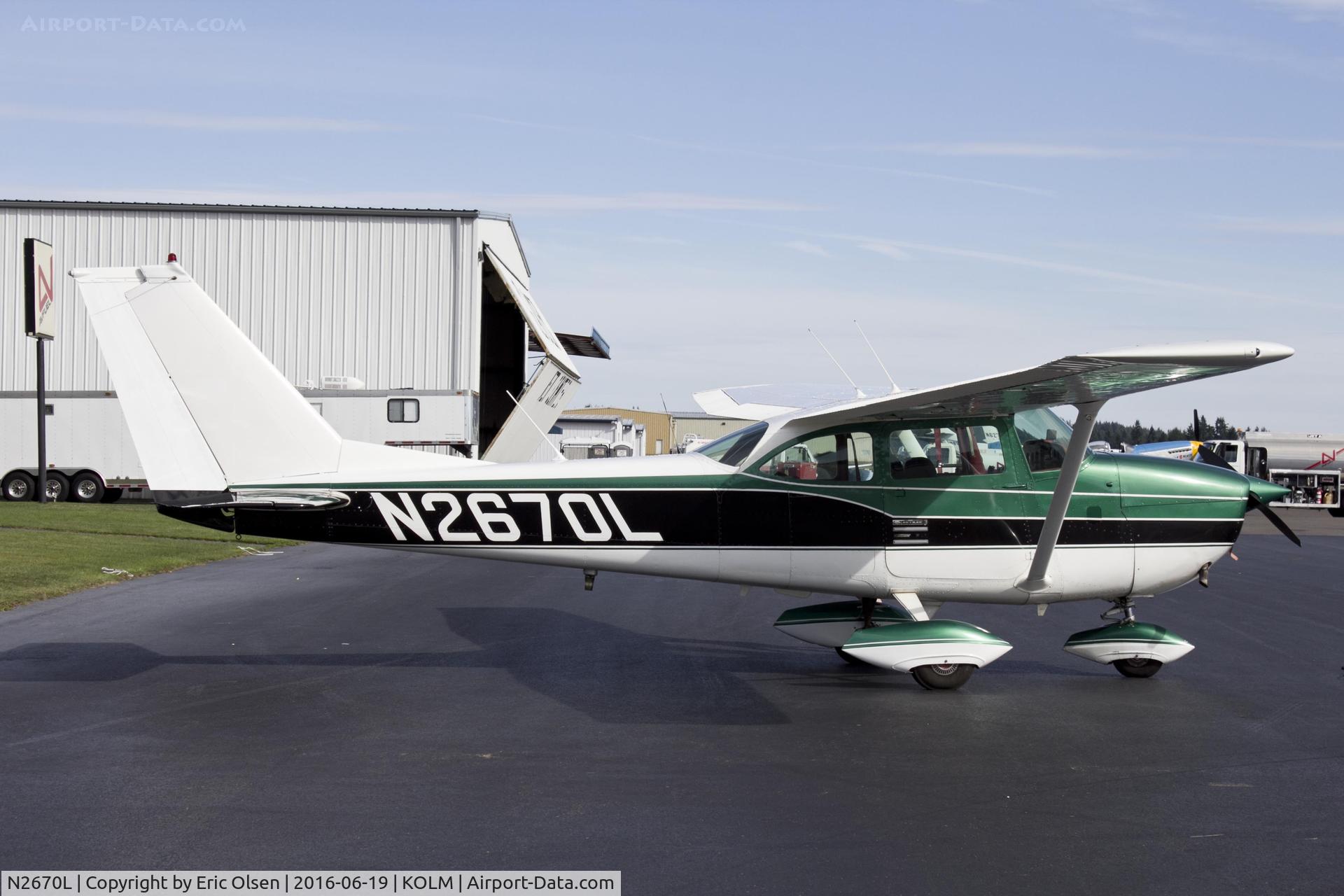 N2670L, 1967 Cessna 172H C/N 17255870, 1967 Cessna at the Olympia regional airport.