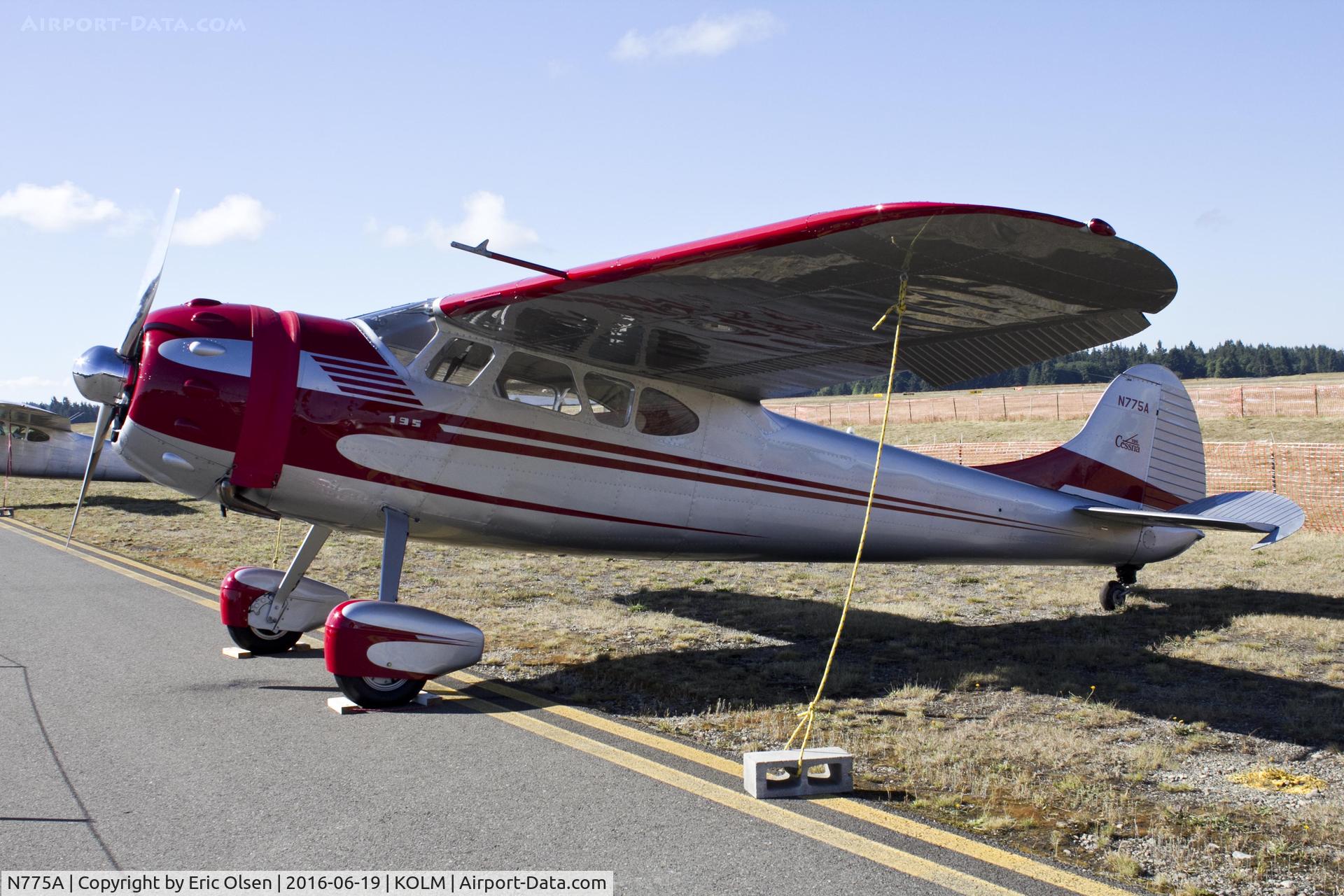 N775A, 1951 Cessna 195B Businessliner C/N 7631, Cessna 195 during the Olympic Air Show