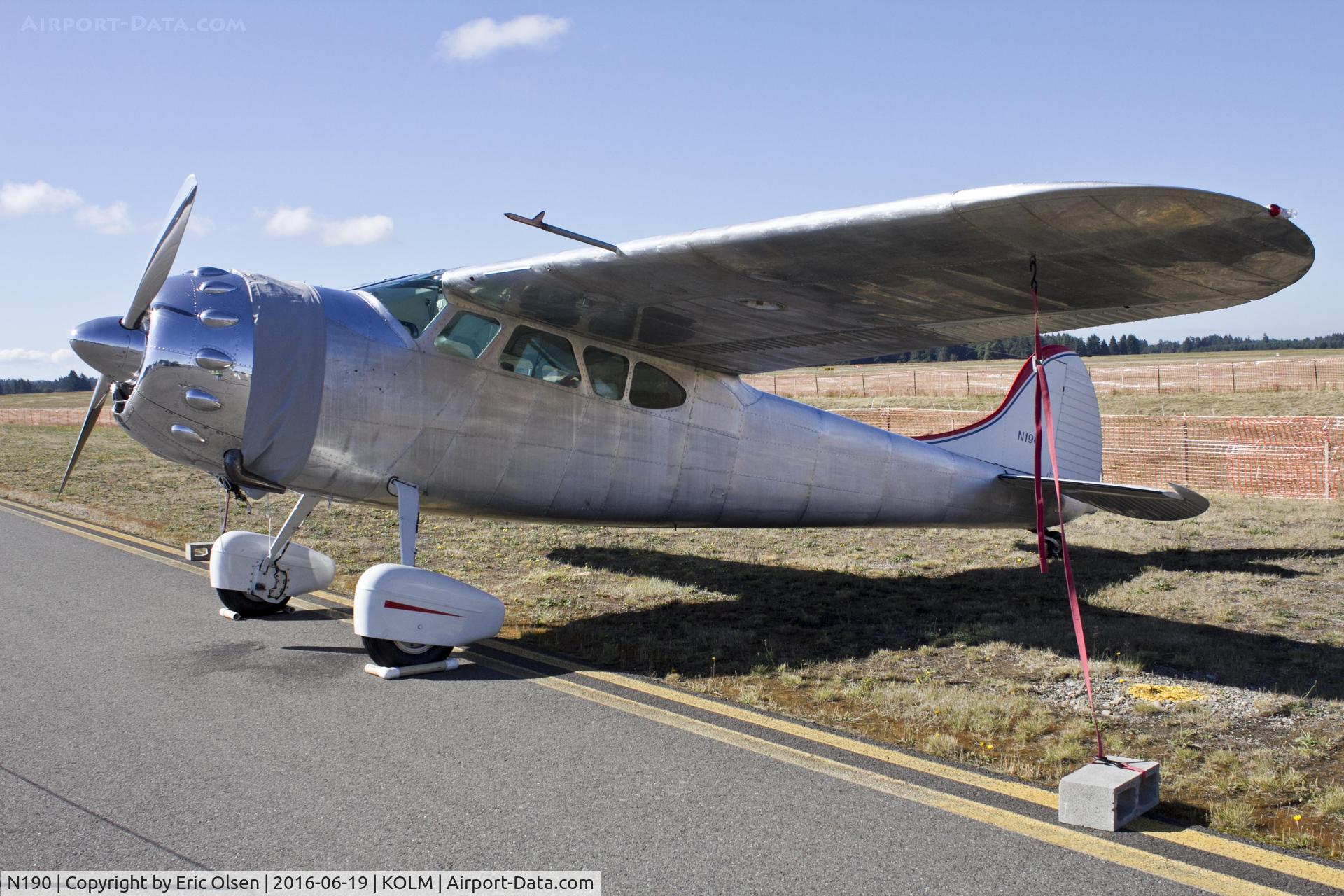 N190, 1952 Cessna 190 C/N 7955, Cessna 190 during the Olympic Air Show