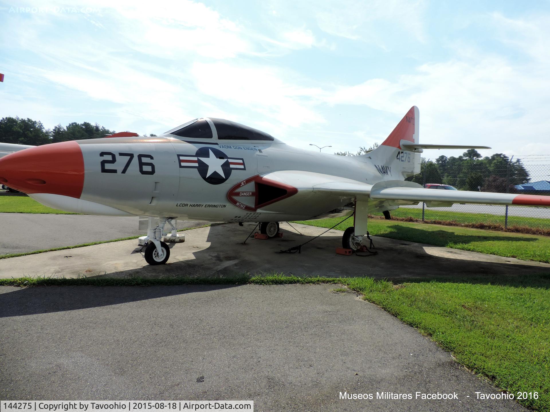 144275, Grumman F-9J Cougar C/N Not found 144275, Grumman F9F-8B Cougar
