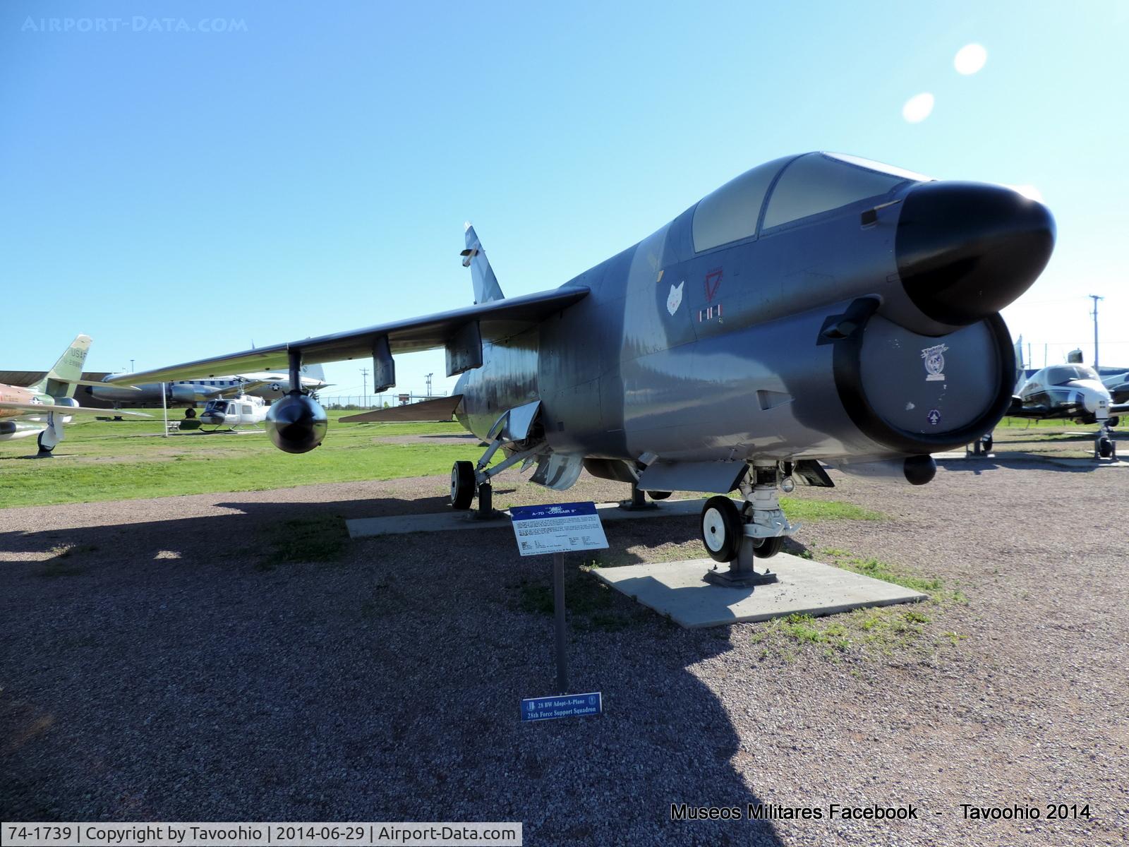 74-1739, 1974 LTV A-7D Corsair II C/N D-414, LTV A-7D Corsair II