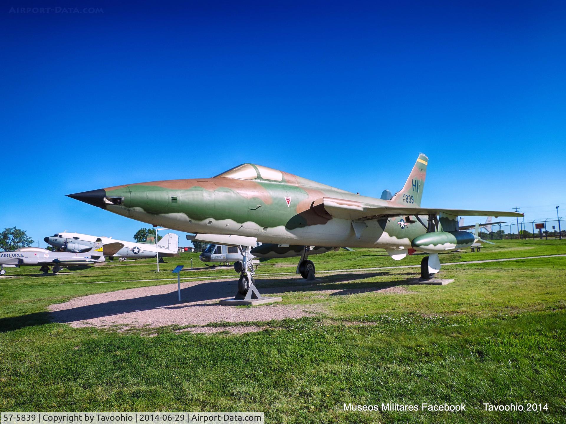 57-5839, 1957 Republic F-105B Thunderchief C/N B.76, Republic F-105B 'Thunderchief'