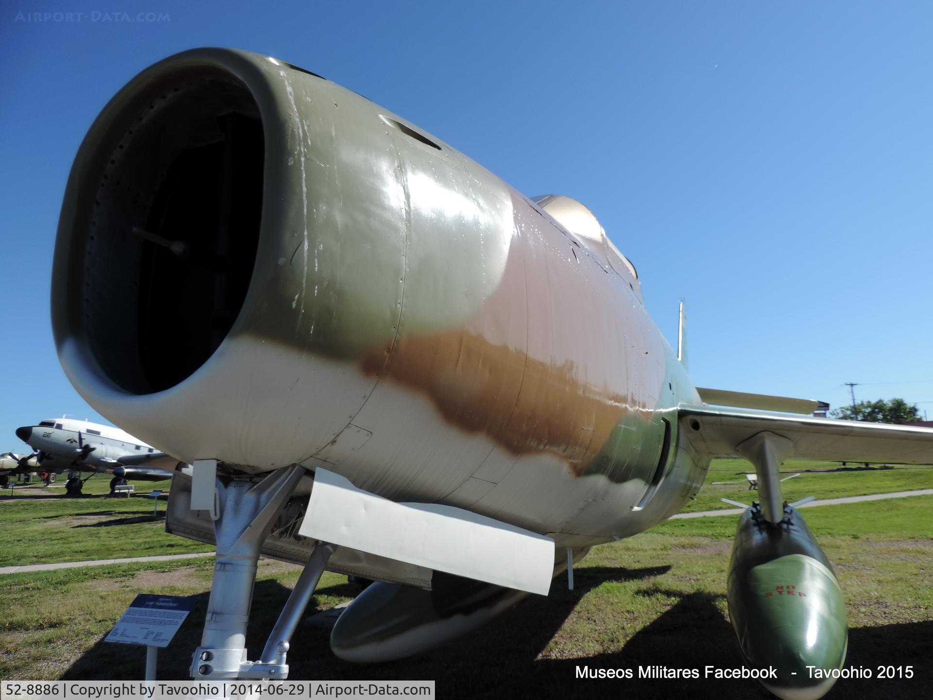 52-8886, 1952 General Motors F-84F-46-GK Thunderstreak C/N Not found 52-8886, Republic F-84F Thunderstreak
