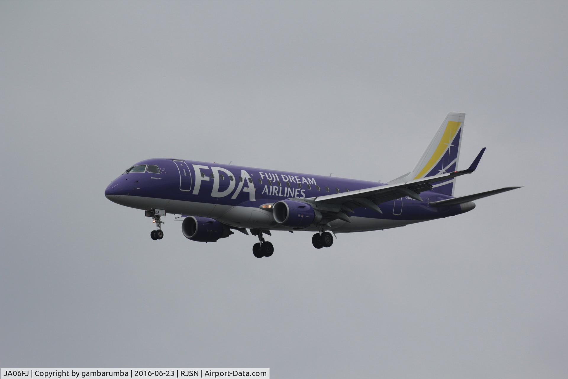 JA06FJ, Embraer 175STD (ERJ-170-200STD) C/N 17000332, Fuji Dream Airlines