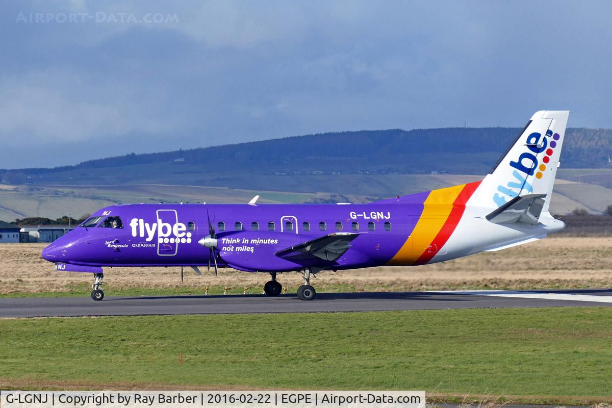 G-LGNJ, 1989 Saab 340B C/N 340B-173, SAAB-Scania SF.340B [173] (Flybe) Inverness~G 26/01/2016