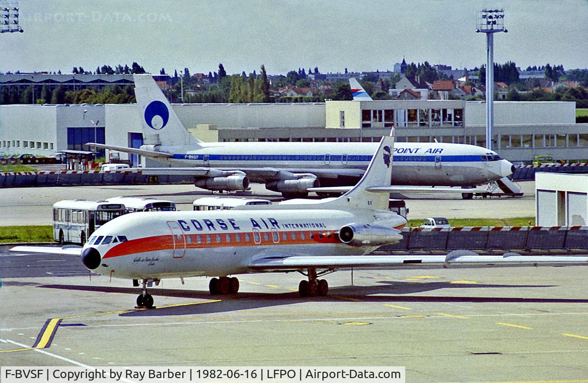 F-BVSF, 1968 Sud Aviation SE-210 Caravelle VI-N C/N 241, Sud Aviation SE.210 Caravelle 6N [241] (Corse Air International) Paris-Orly~F 16/06/1982. From a slide.
