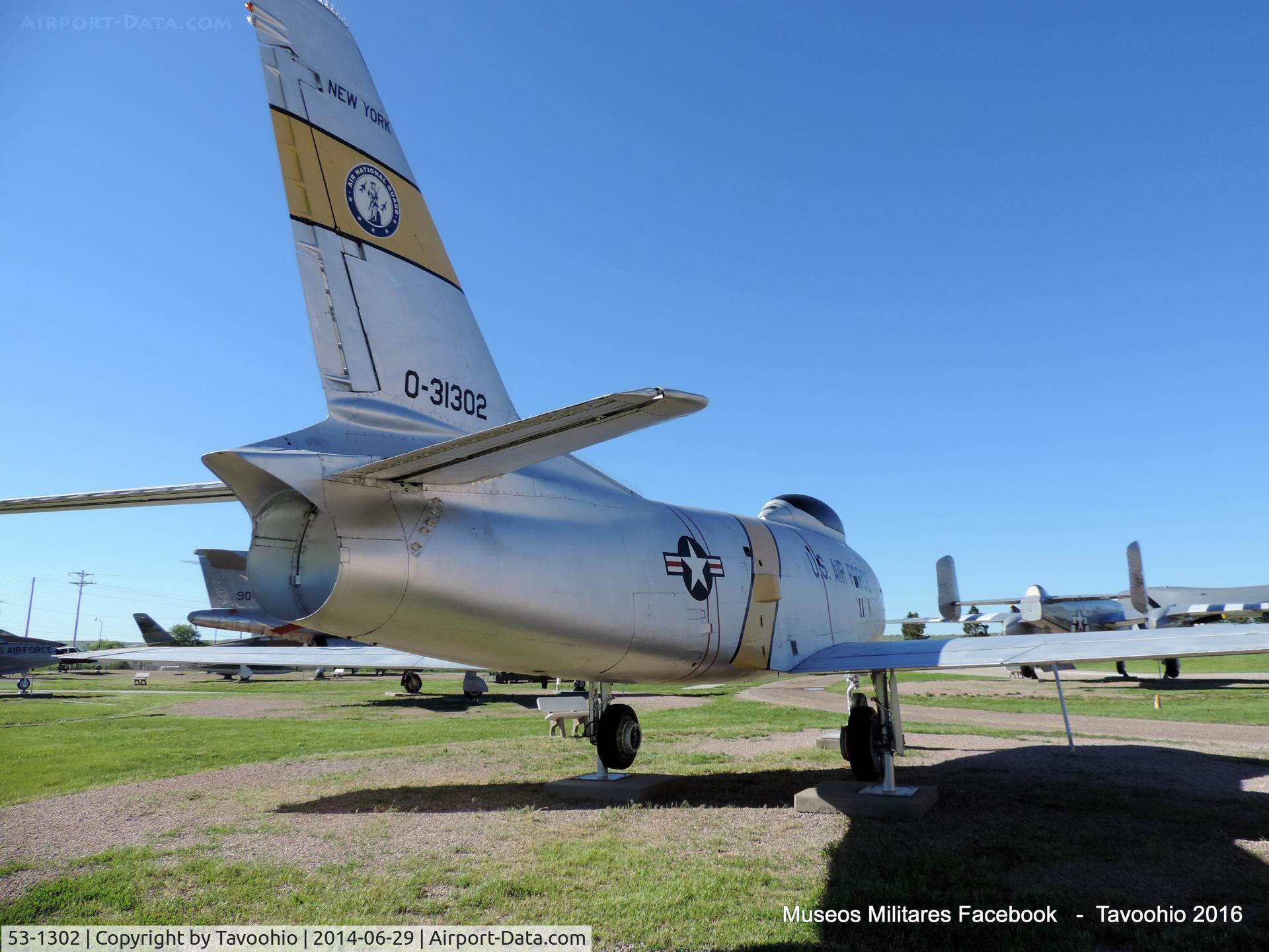 53-1302, 1953 North American F-86H-10-NH Sabre C/N 203-74, North American F-86H Sabre