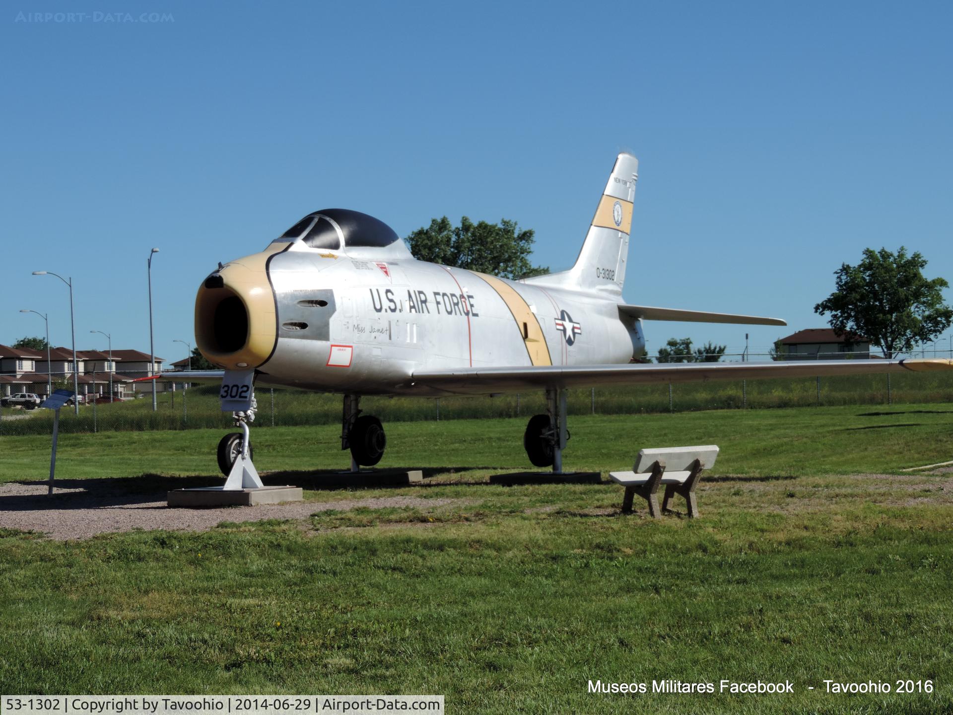 53-1302, 1953 North American F-86H-10-NH Sabre C/N 203-74, North American F-86H Sabre