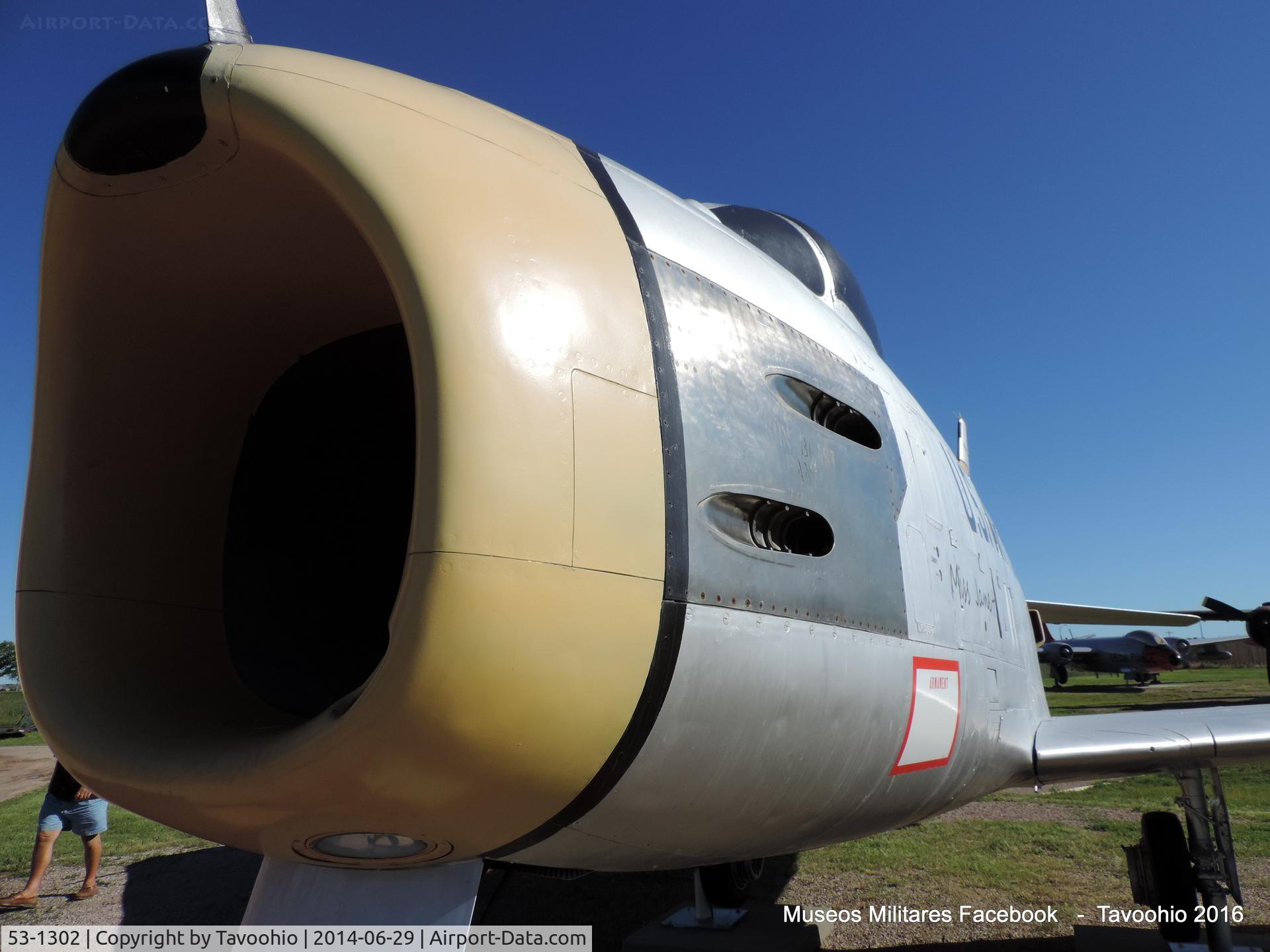 53-1302, 1953 North American F-86H-10-NH Sabre C/N 203-74, North American F-86H Sabre