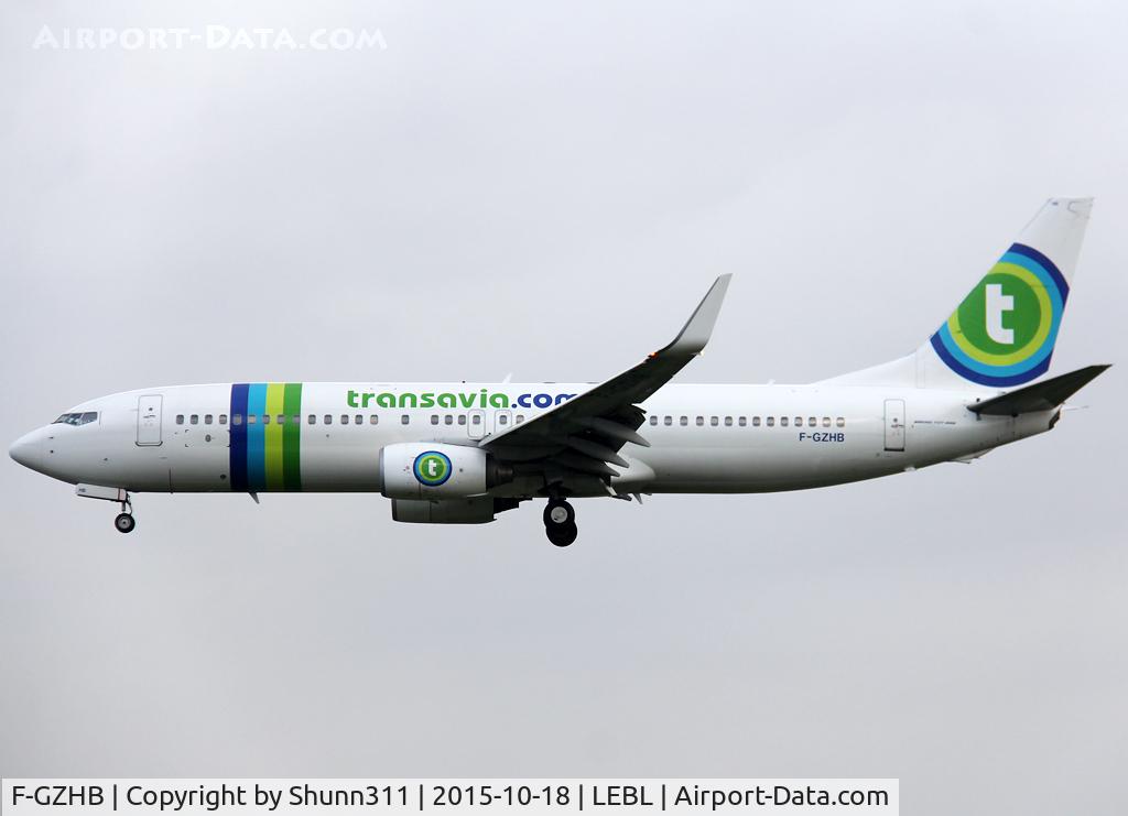 F-GZHB, 2007 Boeing 737-8GJ C/N 34902, Landing rwy 25R