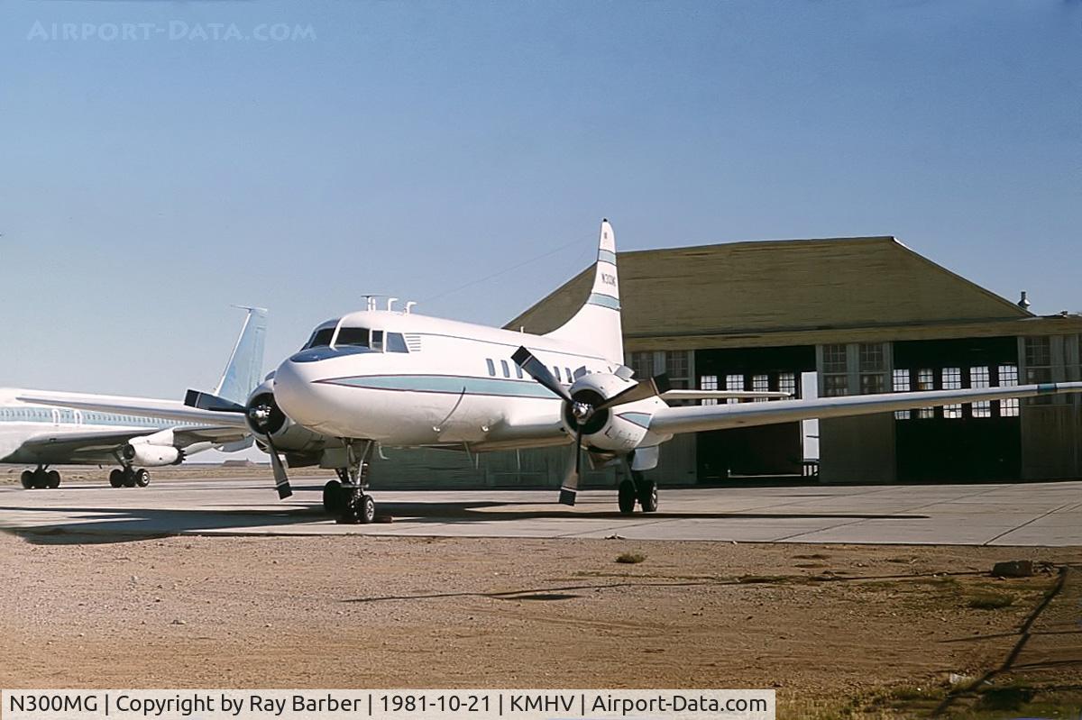 N300MG, 1949 Convair 240-14 C/N 130, Convair 240-14 [130] (Grubbs Aviation Inc) Mojave~N 21/10/1981. From a slide.
