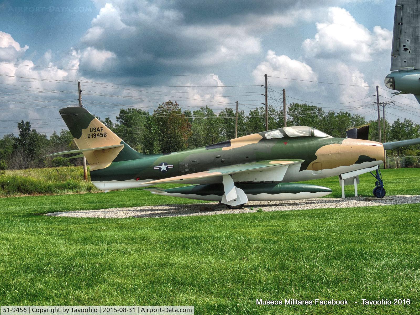 51-9456, 1951 General Motors F-84F-35-GK Thunderstreak C/N Not found 51-9456, Republic-General Motors F-84F-35-GK Thunderstreak