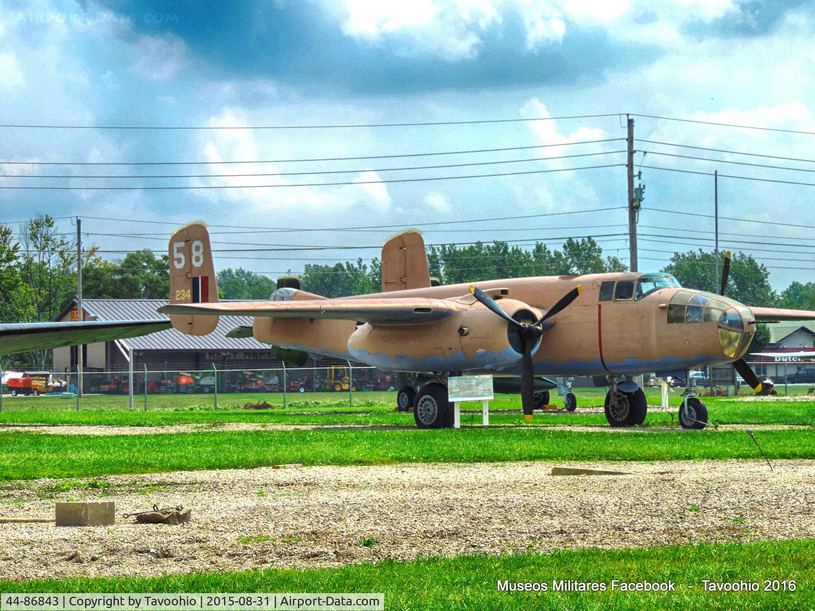 44-86843, 1944 North American TB-25N Mitchell C/N 108-47597, North American B-25J Mitchell