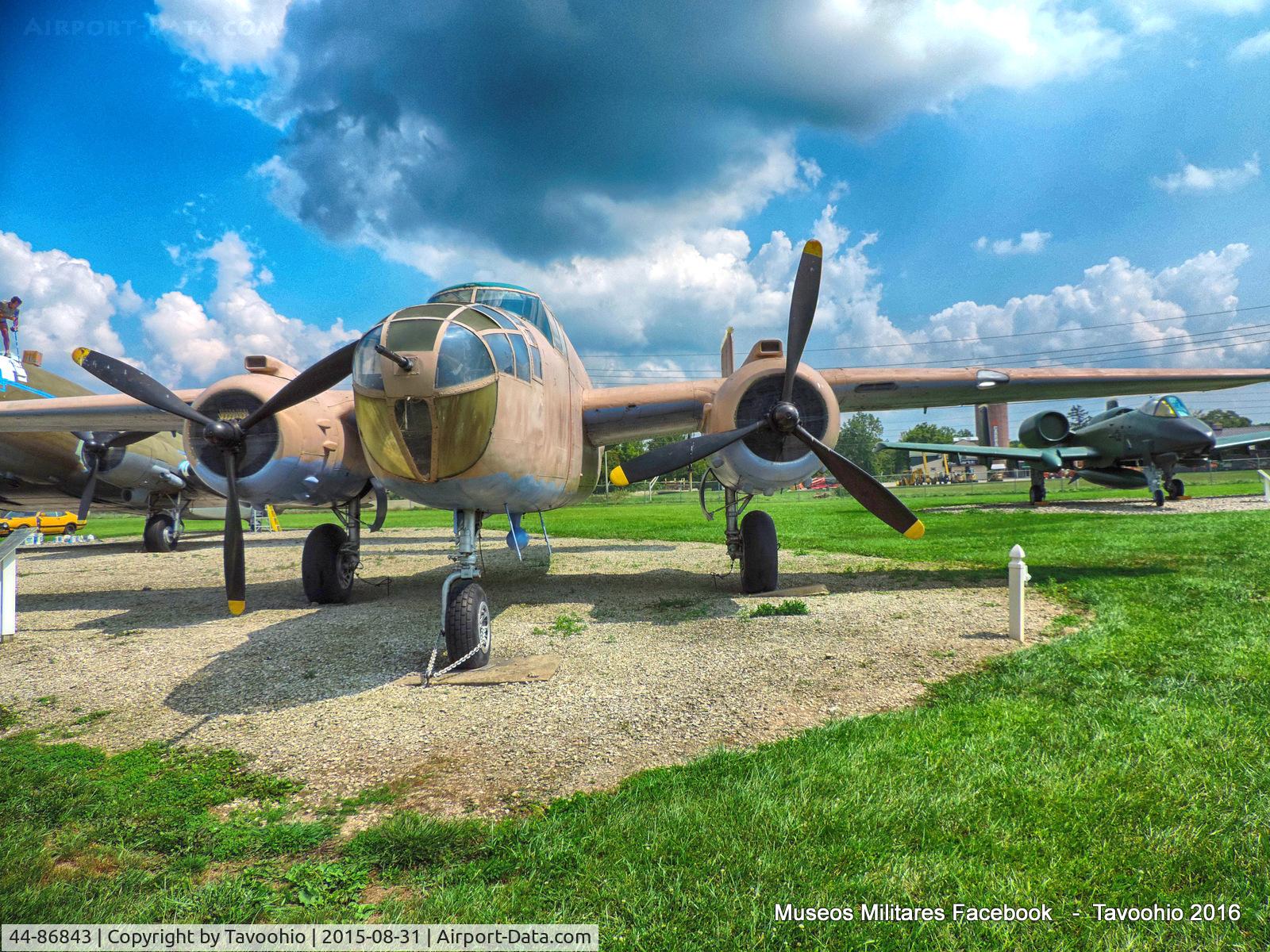 44-86843, 1944 North American TB-25N Mitchell C/N 108-47597, North American B-25J Mitchell