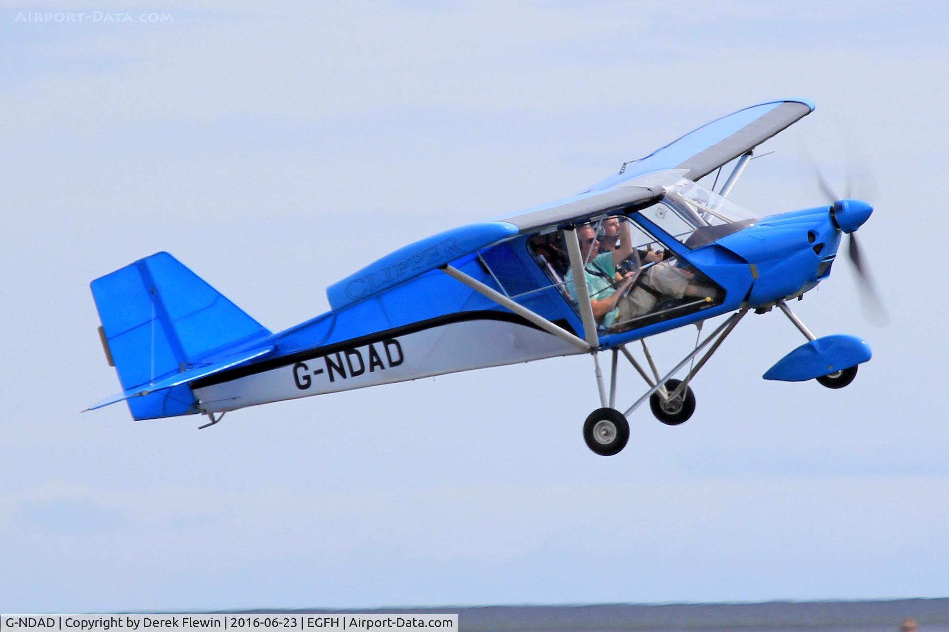 G-NDAD, 2011 Medway Clipper-100 C/N 80910, Clipper 100, Middle Stoke, Isle Of Grain kent based, seen departing runway 28 en-route RTB.