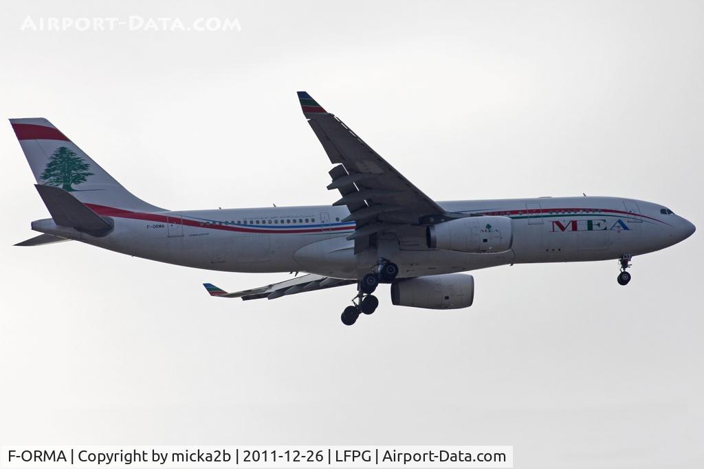 F-ORMA, 2008 Airbus A330-243 C/N 926, Landing