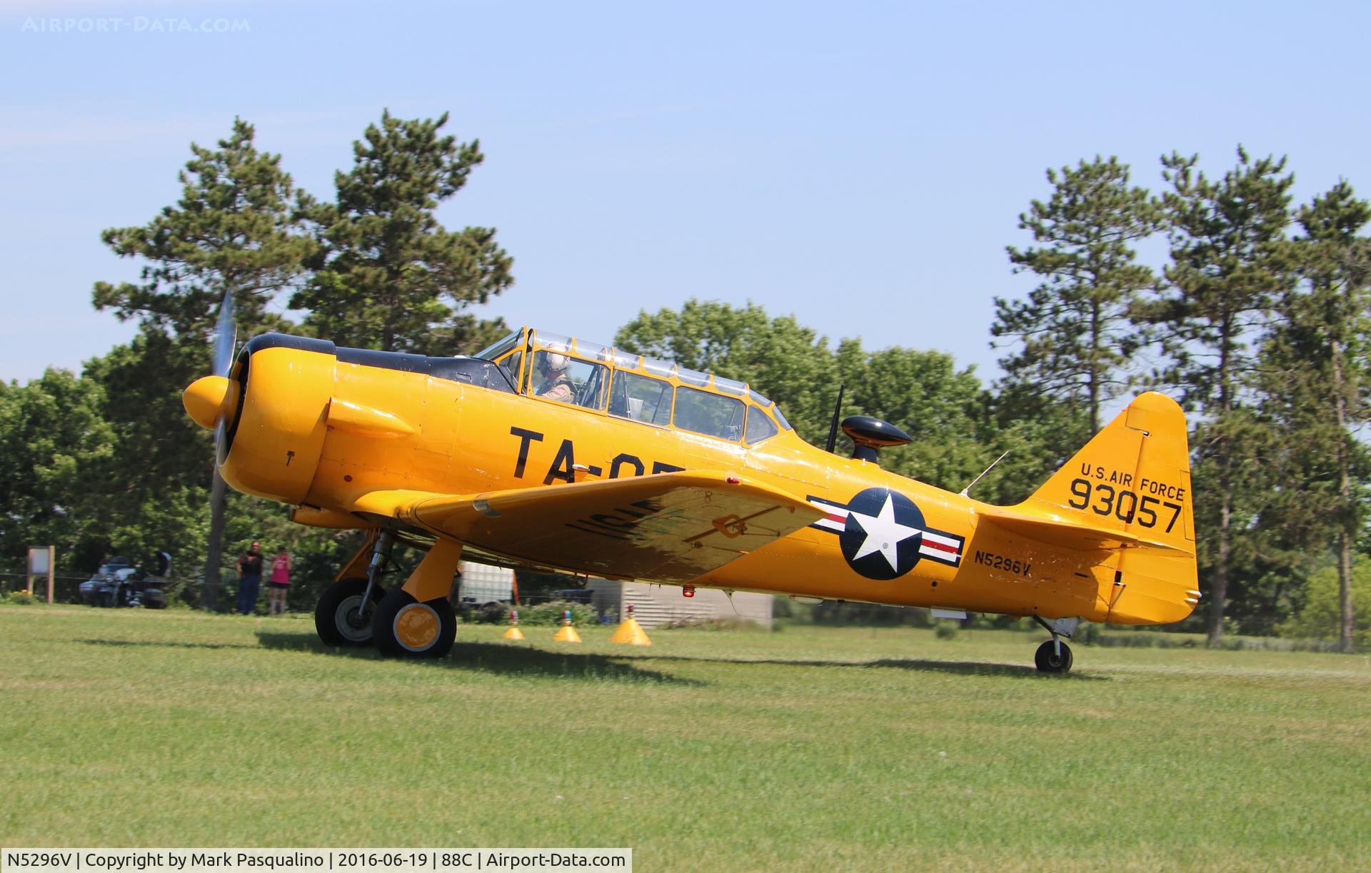 N5296V, North American AT-6G Texan C/N 168-161 (49-3057), North American AT-6G