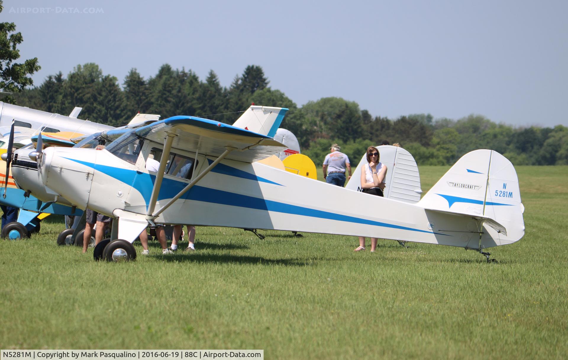 N5281M, 1948 Taylorcraft BC12-D C/N 10581, Taylorcraft BC12-D