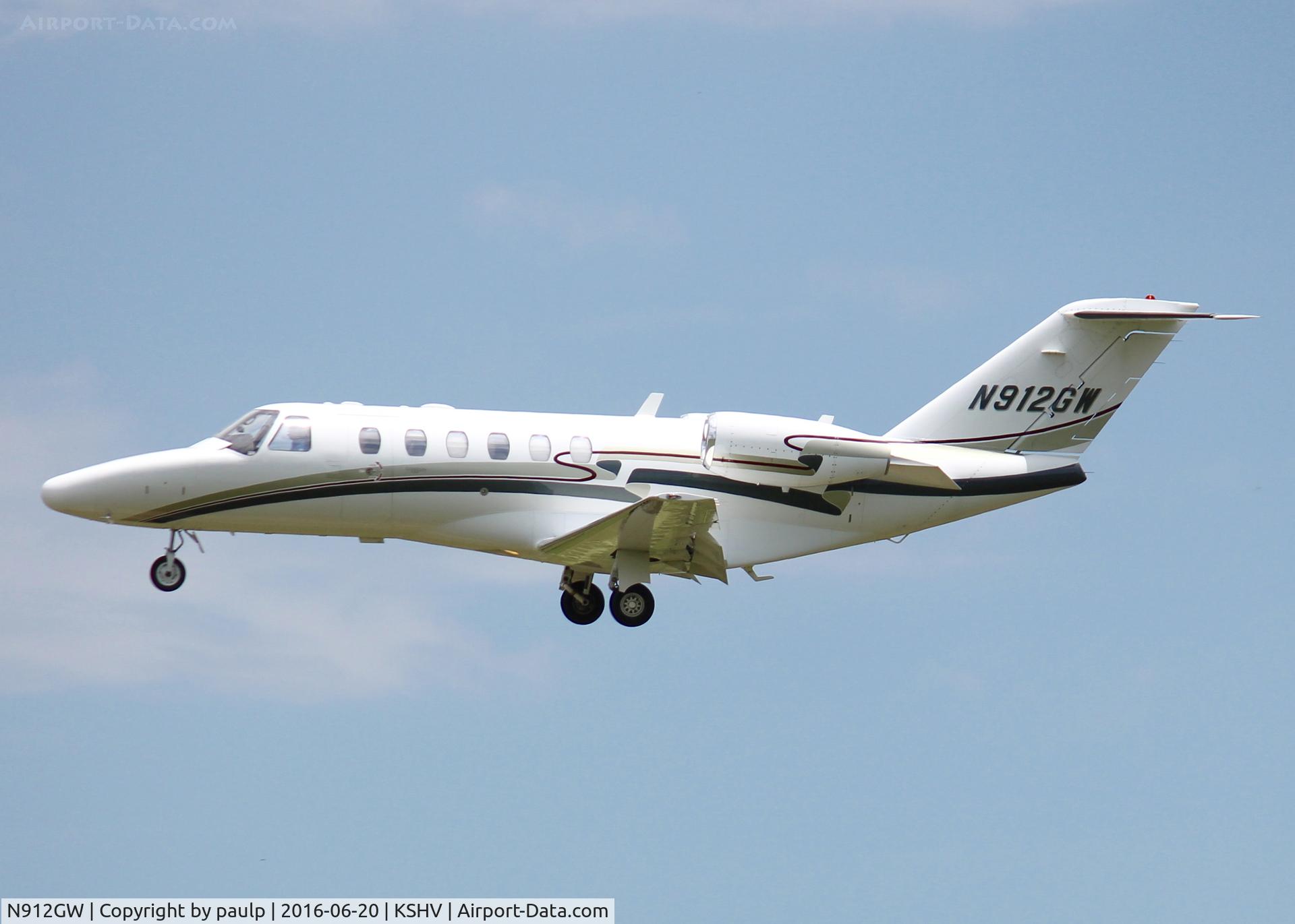 N912GW, 2006 Cessna 525A CitationJet CJ2+ C/N 525A0304, At Shreveport Regional.
