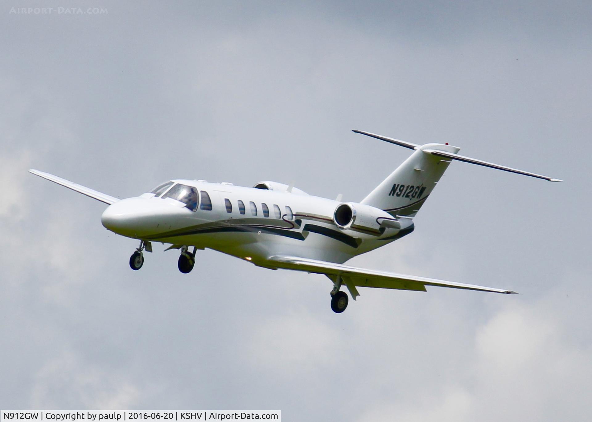 N912GW, 2006 Cessna 525A CitationJet CJ2+ C/N 525A0304, At Shreveport Regional.