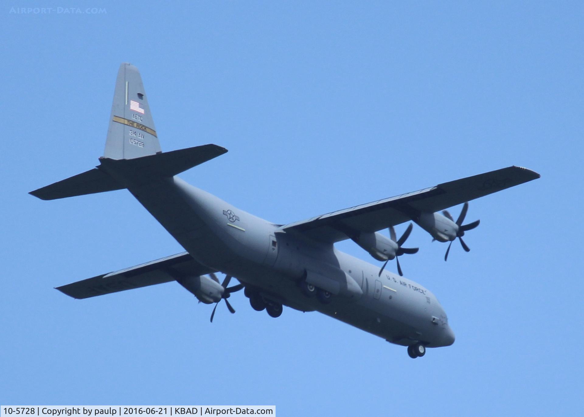 10-5728, 2010 Lockheed Martin C-130J-30 Super Hercules C/N 382-5728, At Barksdale Air Force Base.